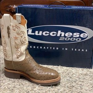 Lucchese 2000 Full Quill Ostritch Boots